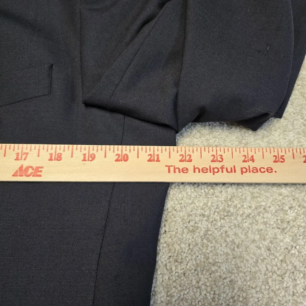 Brooks‎ Brothers Classic-Fit Stretch Wool Blend Suit Jacket, Navy Blue, 41 Reg